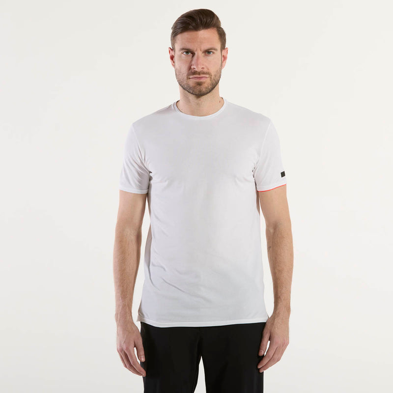 RRD t-shirt girocollo in tessuto tecnico bianco