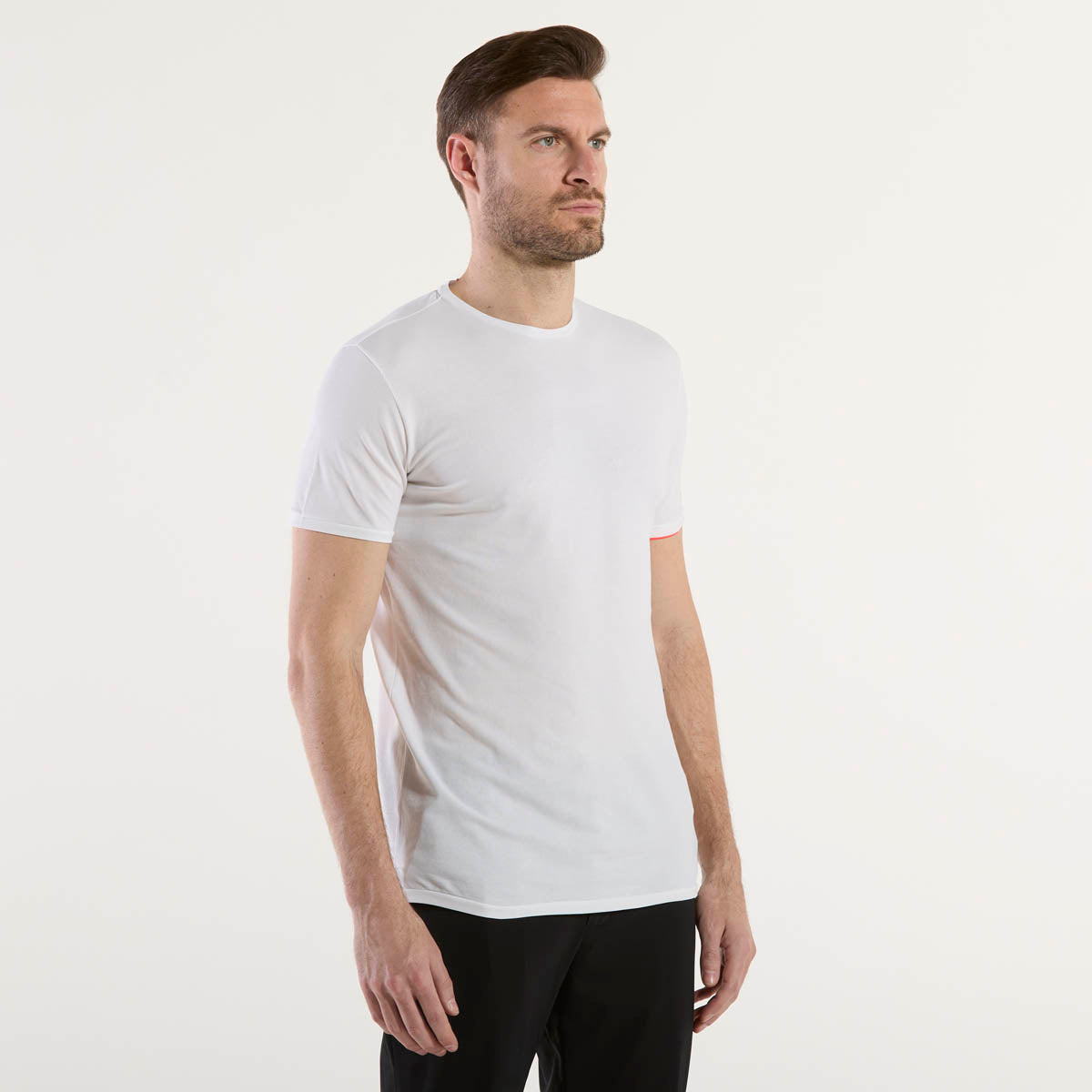 RRD t-shirt girocollo in tessuto tecnico bianco