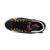 Crime London distressed black dusk-animalier nera