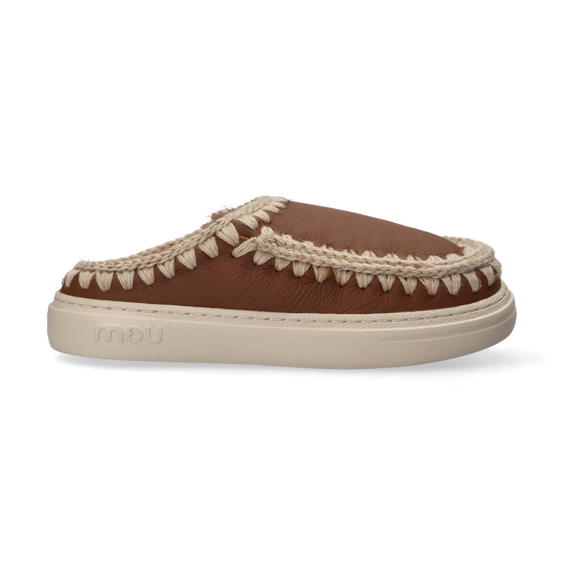 Mou Eskimo Bolg clog pelle cognac