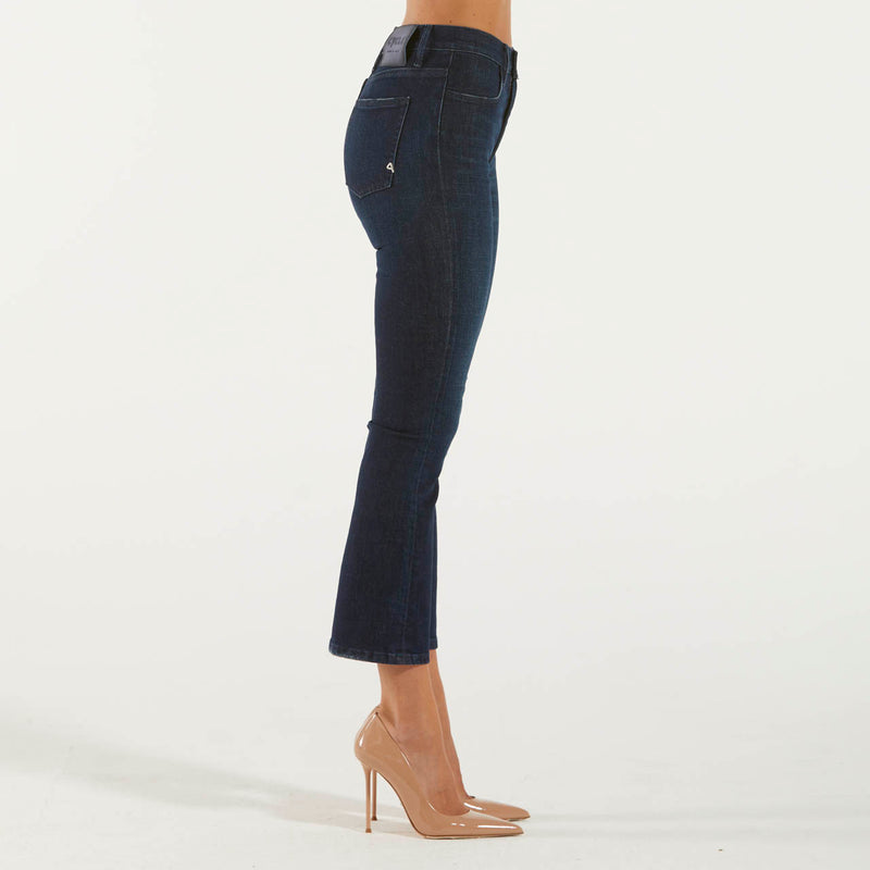 Cycle jeans kate crop bootcut blue vintage