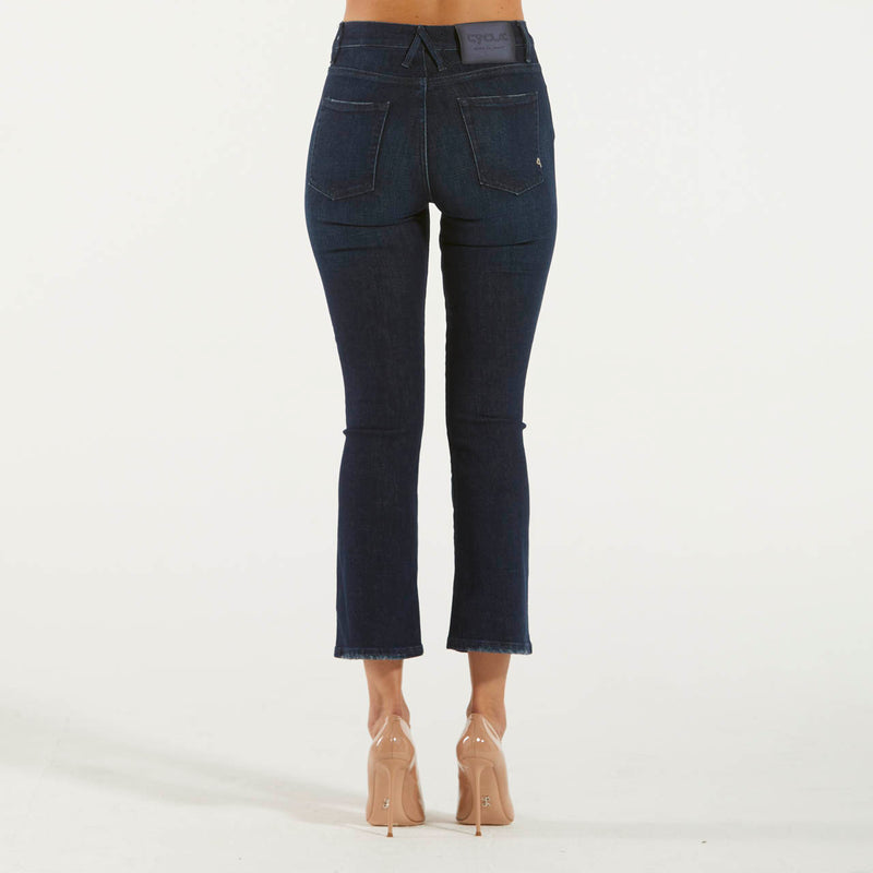 Cycle jeans kate crop bootcut blue vintage