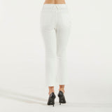 Cycle jeans kate crop bootcut bianco