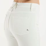 Cycle jeans kate crop bootcut bianco