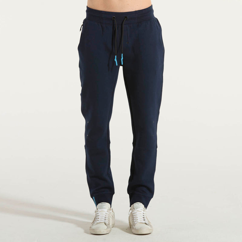 North Sails pantalone jogger tessuto blu