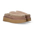 Mou ciabatta clog eskimo platform camoscio beige