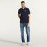 North Sails polo mezza manica in tessuto blu