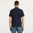 North Sails polo mezza manica in tessuto blu