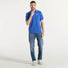 North Sails polo mezza manica in tessuto bluette