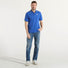 North Sails polo mezza manica in tessuto bluette