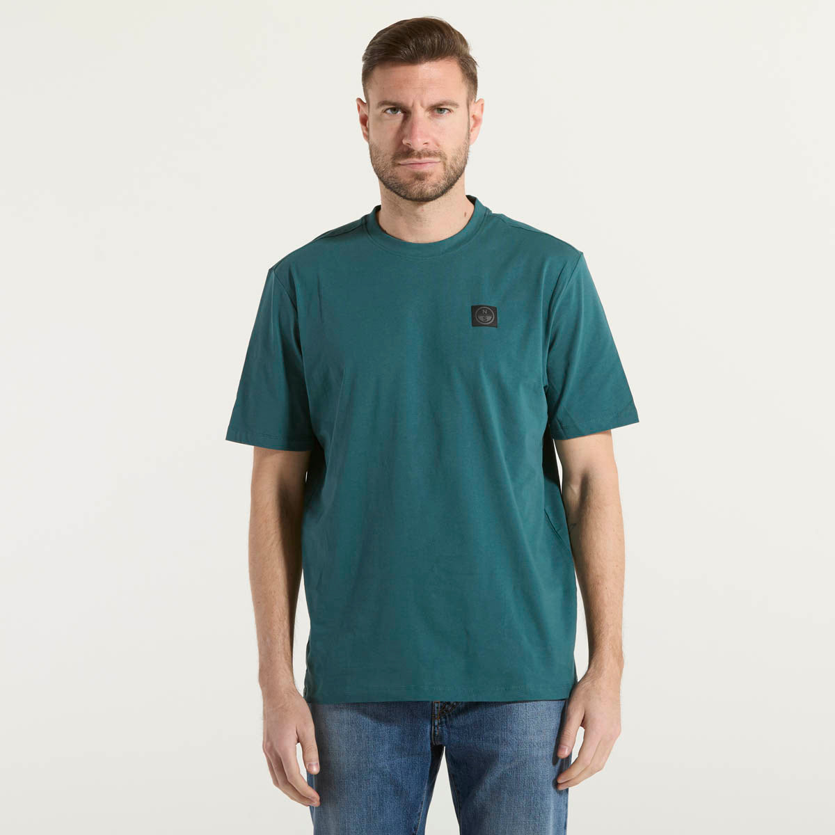 North Sails t-shirt mezza manica tessuto verde