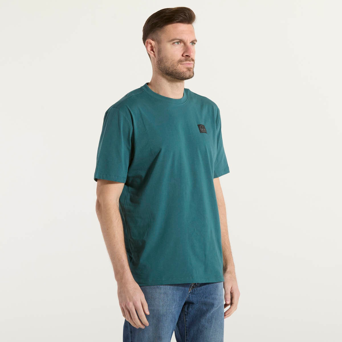 North Sails t-shirt mezza manica tessuto verde