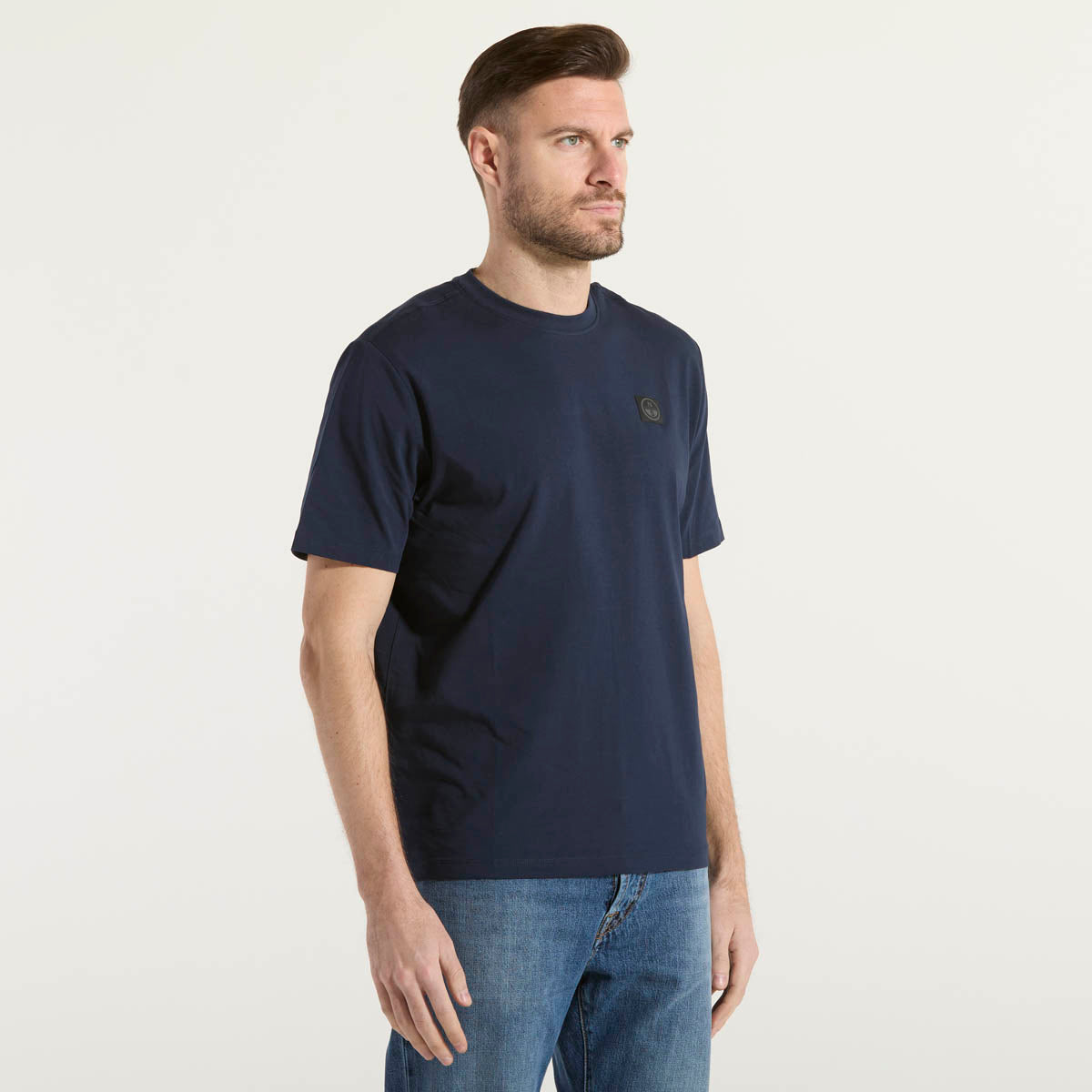 North Sails t-shirt mezza manica tessuto blu