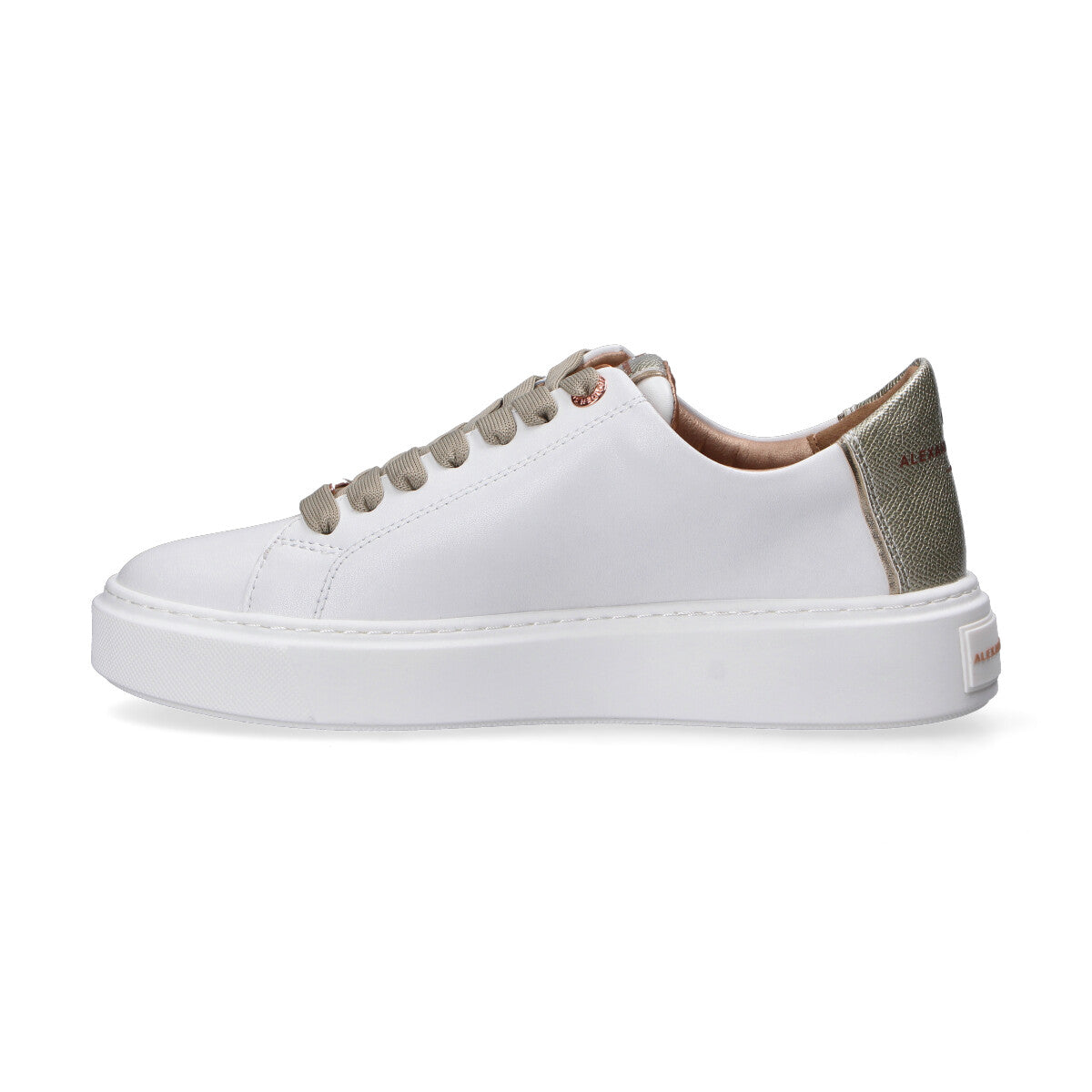 Alexander Smith sneaker London bianca oro