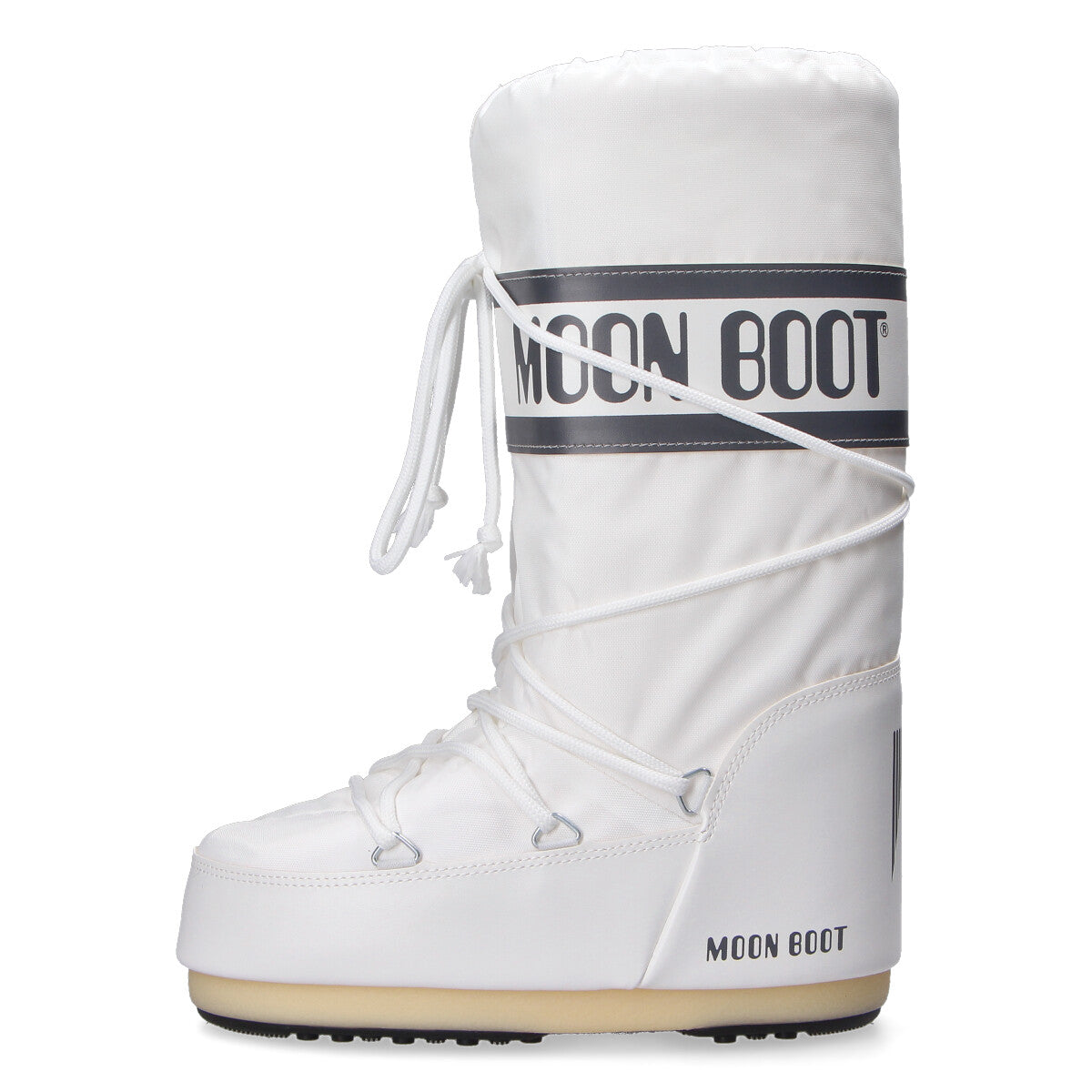 Moon Boot Icon bianco in nylon