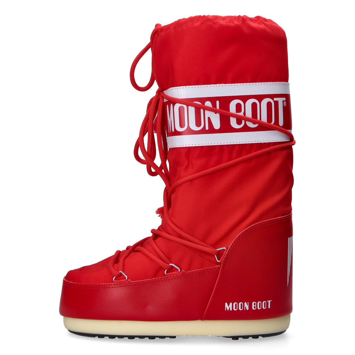 Moon Boot icon rosso in nylon