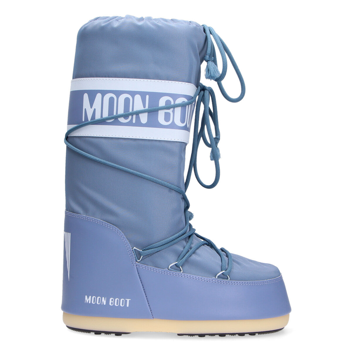 Moon Boot icon azzurro in nylon