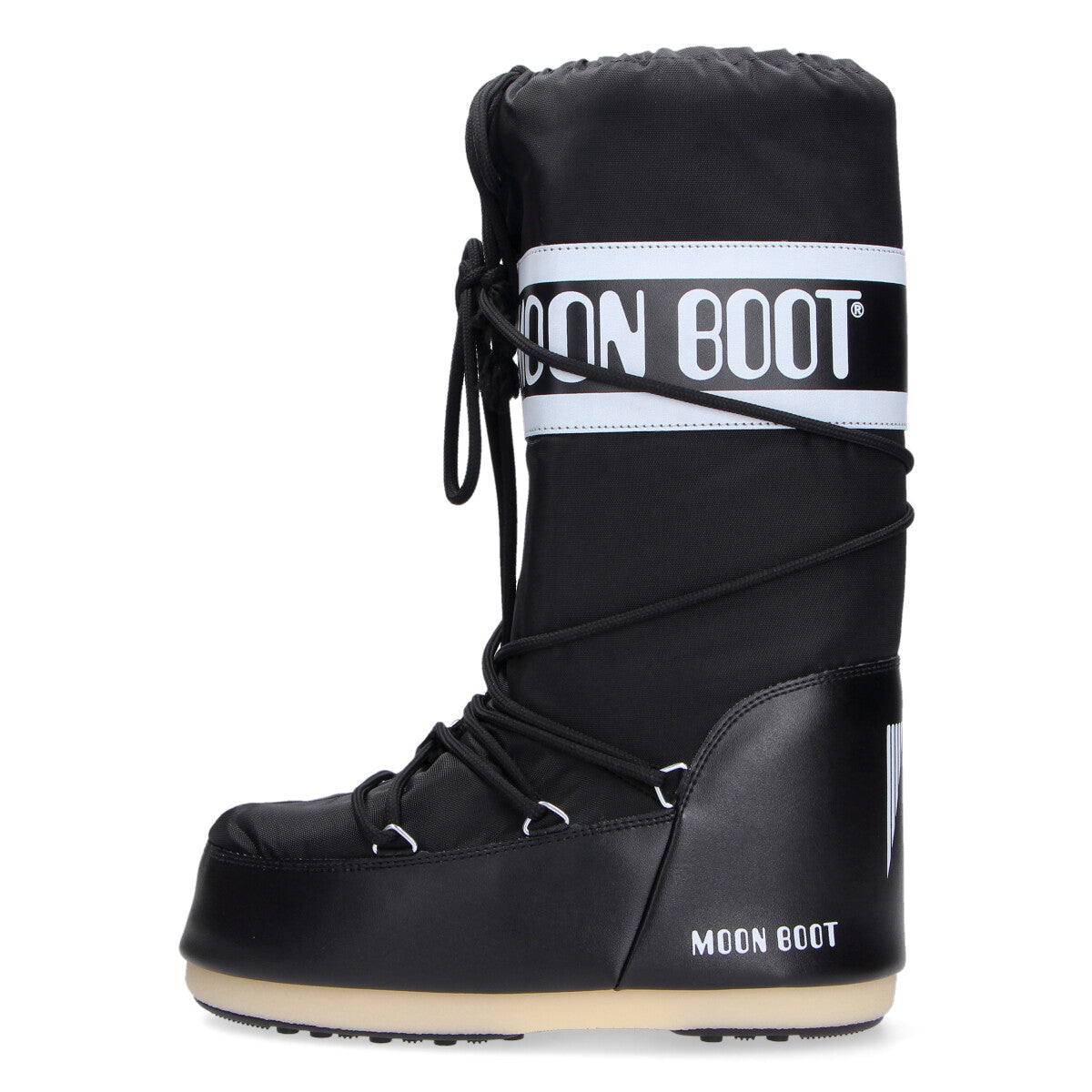 Moon boot Icon nero in nylon