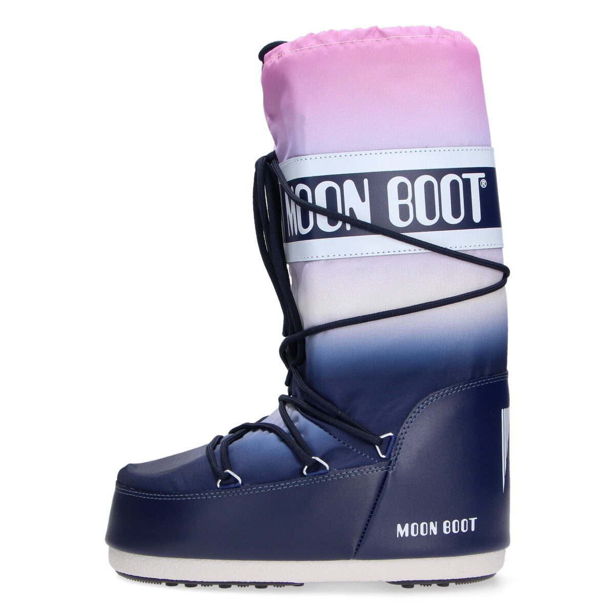 Moon Boot Icon blu con stampa Moonrise