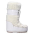 Moon Boot Icon bianco in ecopelliccia