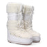 Moon Boot Icon bianco in ecopelliccia