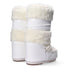 Moon Boot Icon bianco in ecopelliccia