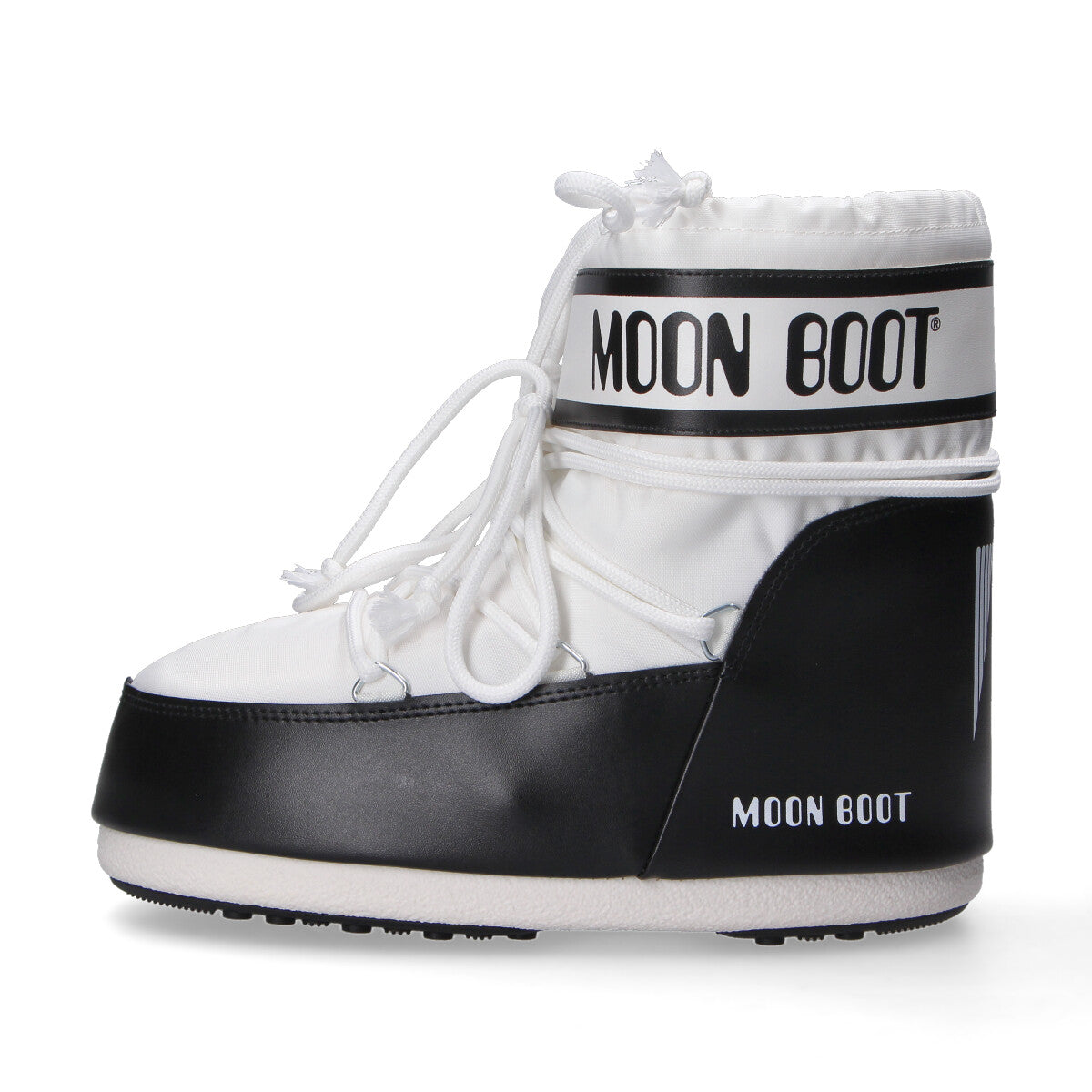 Moon Boot Icon Low bianco in nylon