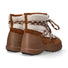 Moon Boot stivale Luna nocciola in shearling