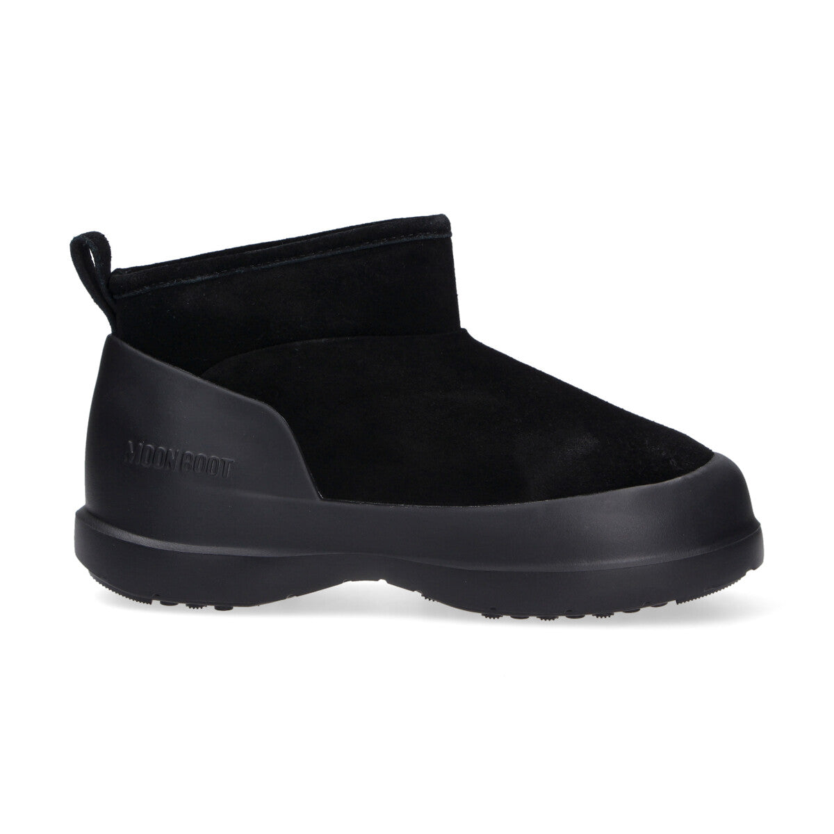 Moon Boot stivale luna low nero pelle scamosciata