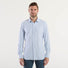 Xacus active shirt in tessuto a righe azzurra