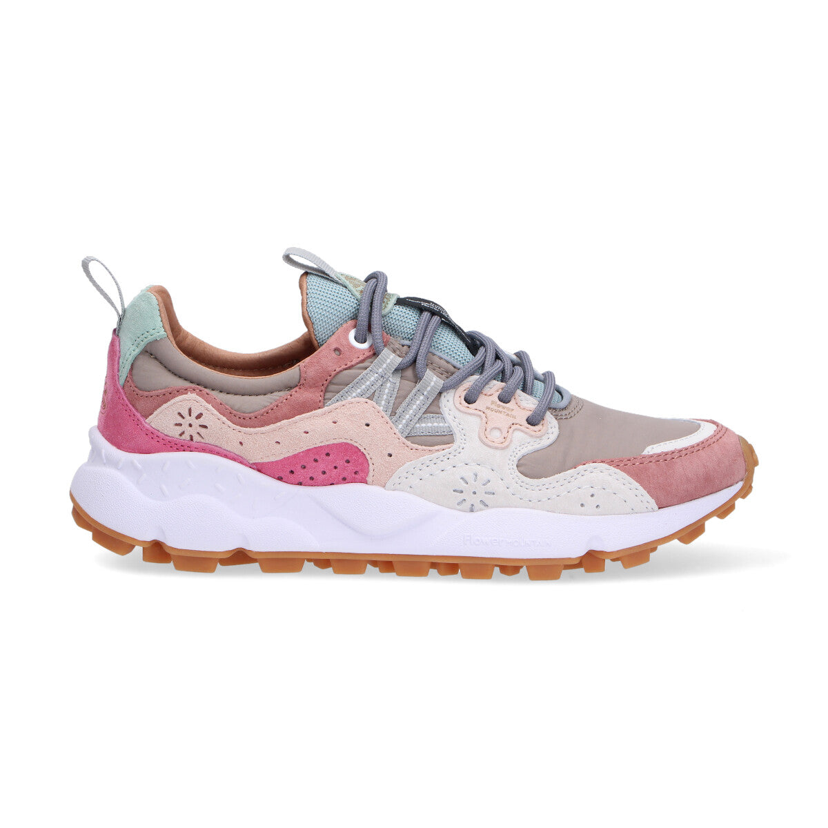 Flower Mountain sneaker Yamano 3 suede beige rosa