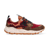 Flower mountain sneaker yamano 3 suede nylon rosso