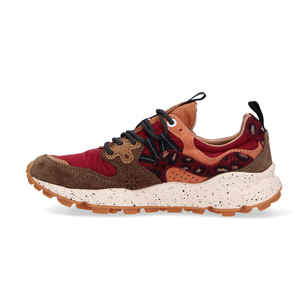 Flower mountain sneaker yamano 3 suede nylon rosso