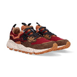 Flower mountain sneaker yamano 3 suede nylon rosso