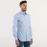 Xacus travel shirt in tessuto azzurra