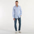 Xacus travel shirt in tessuto azzurra