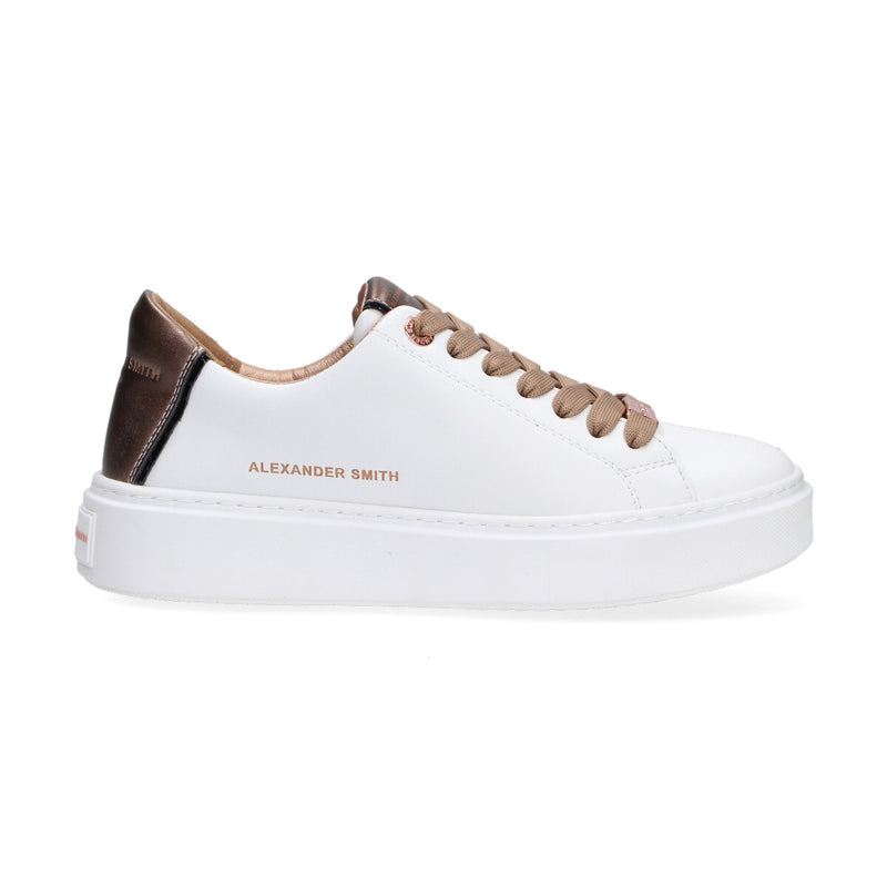 Alexander Smith sneaker London bianco bronzo