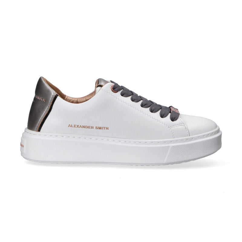 Alexander Smith sneaker London bianca argento