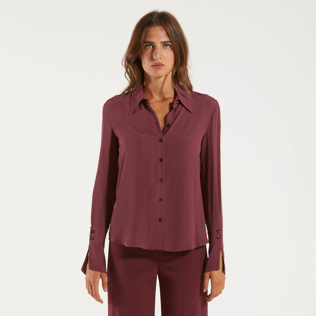 Patrizia Pepe camicia bordeaux