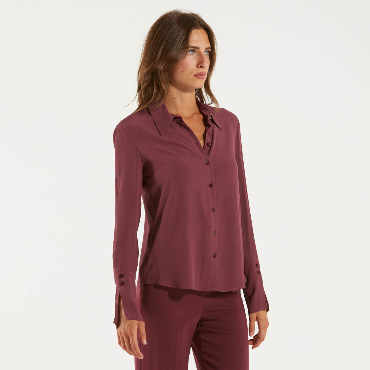 Patrizia Pepe camicia bordeaux