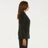 Patrizia Pepe blazer nero doppiopetto in crepe