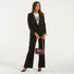 Patrizia Pepe blazer nero doppiopetto in crepe