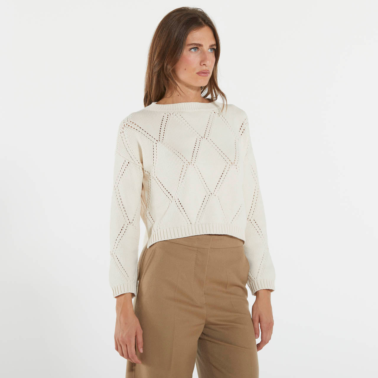 Max Mara maglia beige oversize