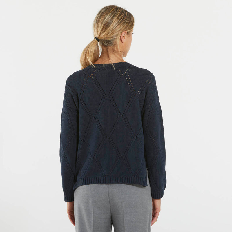 Max Mara maglia blu oversize