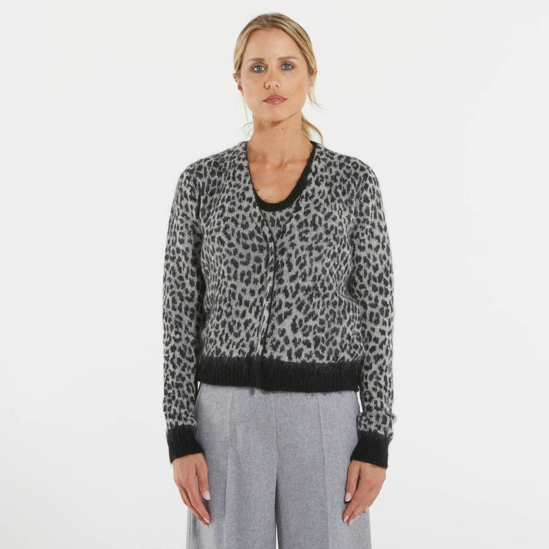 Max Mara cardigan grigio