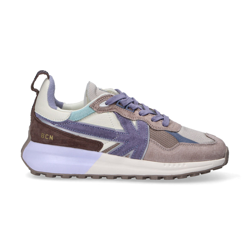 Kaotiko sneaker in camoscio tortora lilla