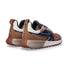 kaotiko sneaker camoscio marrone blu arancio