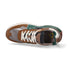 kaotico sneaker in camoscio cuoio verde