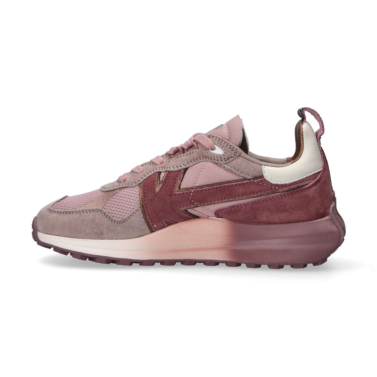 Kaotiko sneaker in camoscio rosa