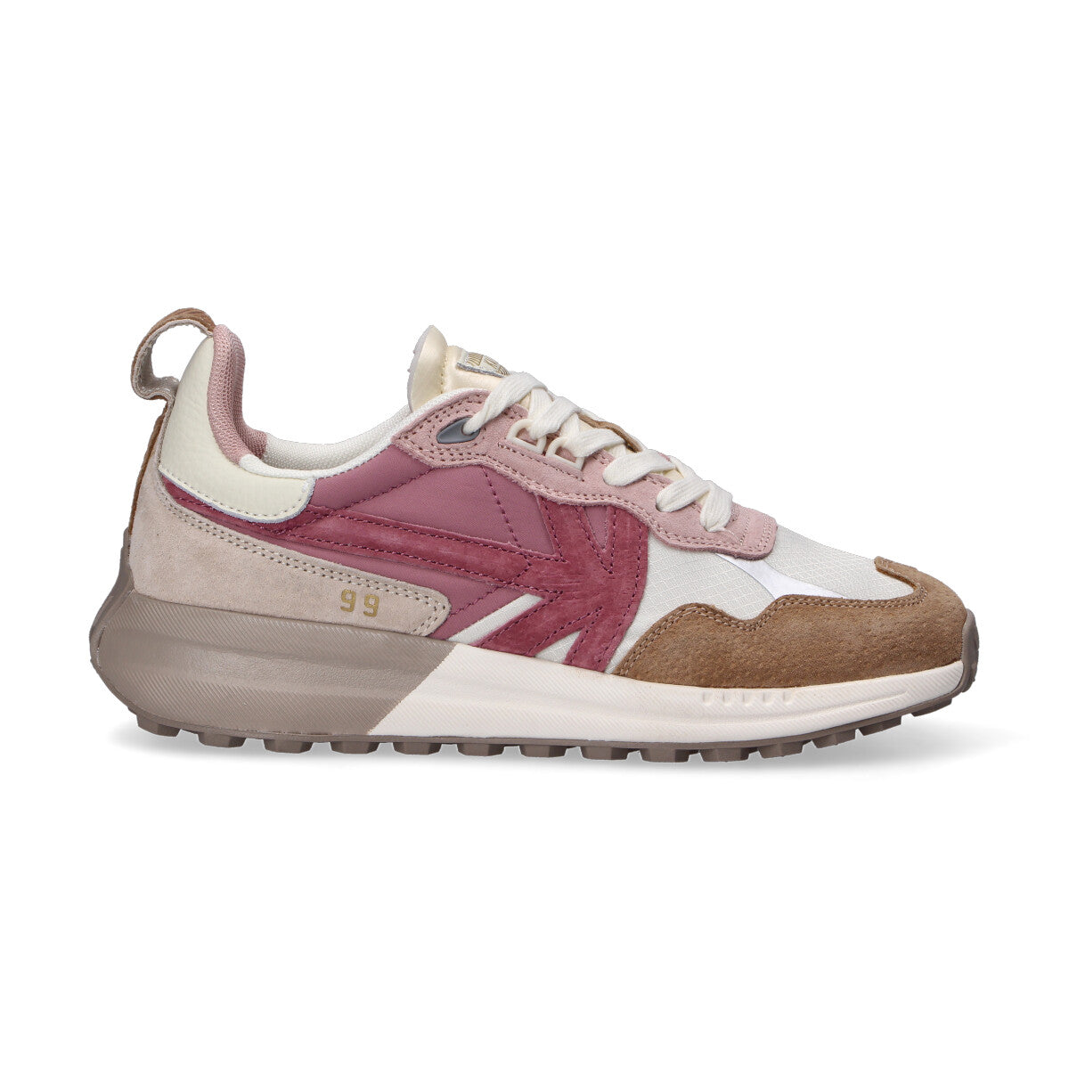 Kaotiko sneaker Detroit beige rosa